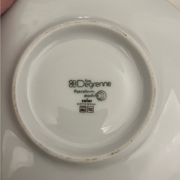 Guy Degrenne Espresso Cups and Saucers Set of 4 - Picture 6 of 14